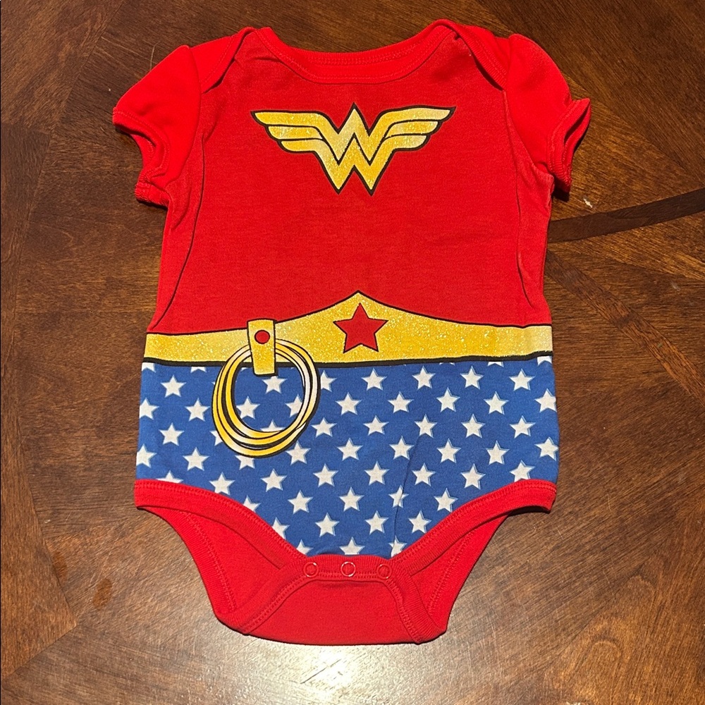 Red and Blue Superhero Baby Costume